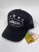 Boné Corteiz Trucker 5 Stars "Preto"