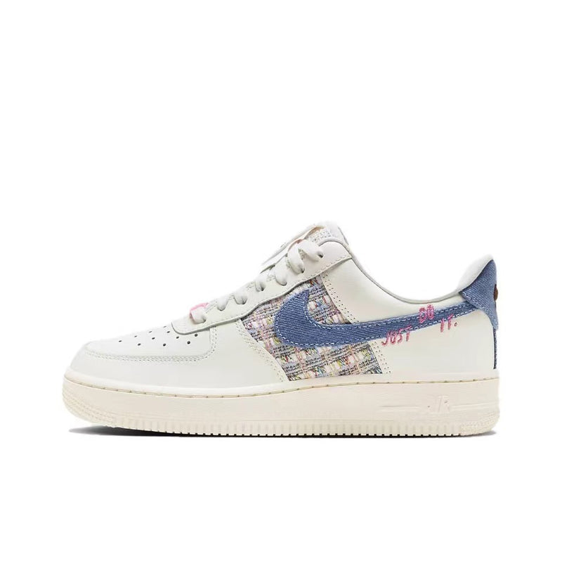 Nike Air Force 1 Low”JUST DO IT Branco azul